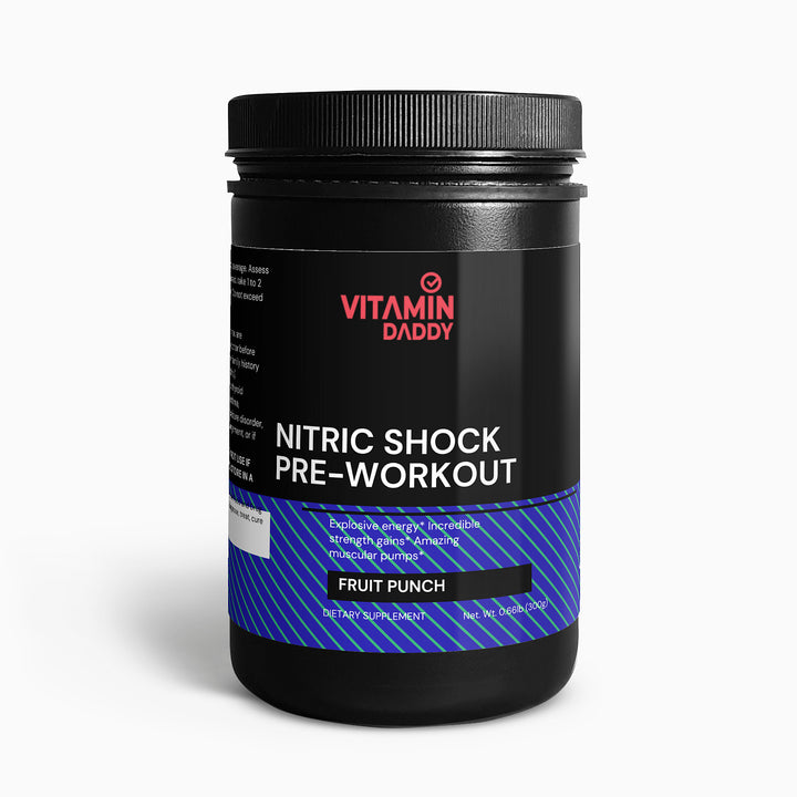 Nitric Shock Pre-Workout Powder (Fruit Punch)
