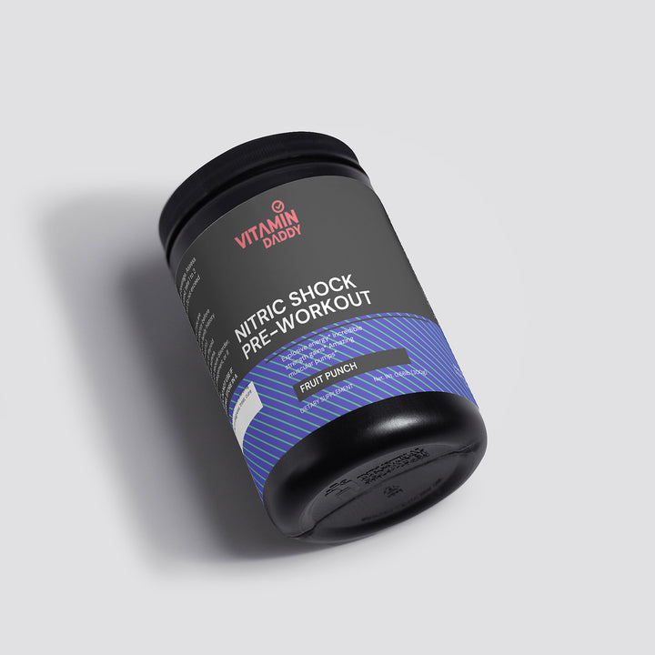 Nitric Shock Pre-Workout Powder (Fruit Punch)